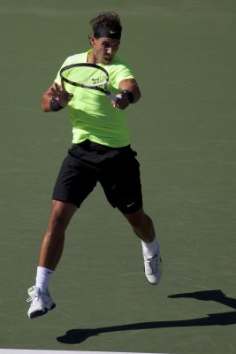 Rafael Nadal forehand.