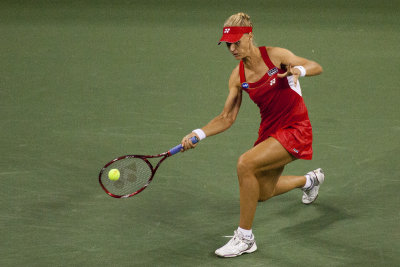 Elena Dementieva forehand.