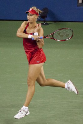 Elena Dementieva forehand.