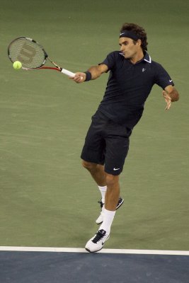 Federer forehand.