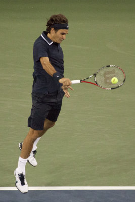 Federer backhand.