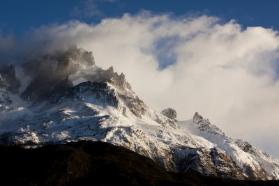 Paine Grande just after sunrise.