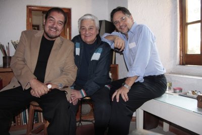 CON EL PADRE GERARDO Y XAVIER