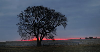 Sunup near Jamestown ND