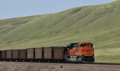 BNSF 9164 Pusher