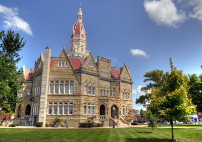 Pittsville IL courthouse