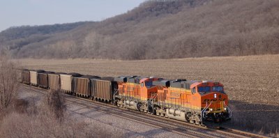 BNSF 5923 Coal Train - Weston MO