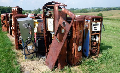 Gas Pump Graveyard