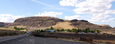Entering Grand Coulee on WA 174