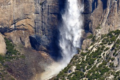 Bottom of the Upper Falls Yosemite