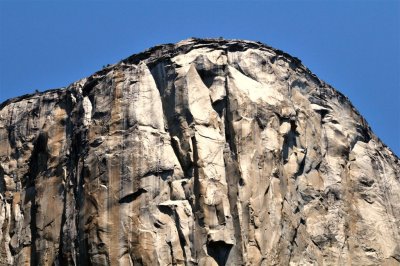 El Cap close up at the top