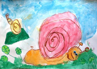 snail, Helen Cai, age:3.5