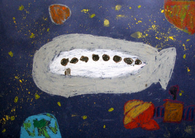 spaceship, Jamie, age:5