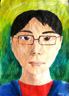 self-portrait, Jacky, age:14