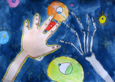 hands and 9 eyeballs, Justin Lee, age:9