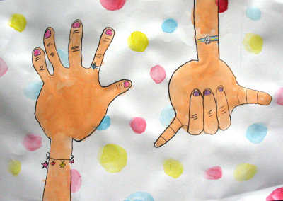 my hands, Sophia Su, age:6.5