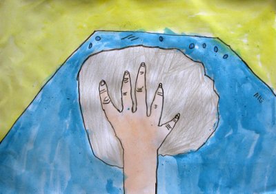 my hand, James, age:5.5