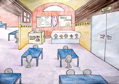 perspective - cafe design, Christy, age:13.5