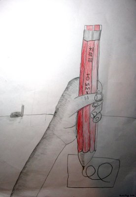 my hand, Tommy, age:8
