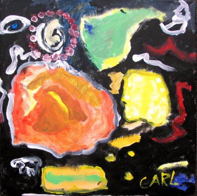 abstract painting, Carl, age:6.5