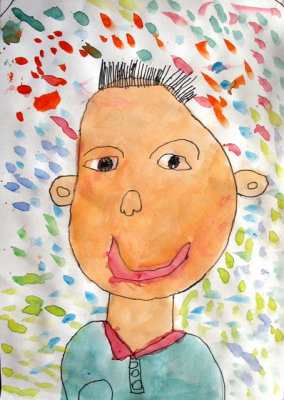 self-portrait, Daniel Li, age:5.5