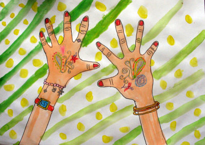 my hands, Sheryl, age:7.5