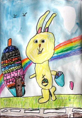 Easter card, Daniel Li, age:5.5