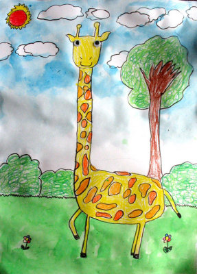 giraffe, Lin Hung Yu, age:5
