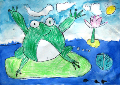 frog, Sophie Wang, age:5