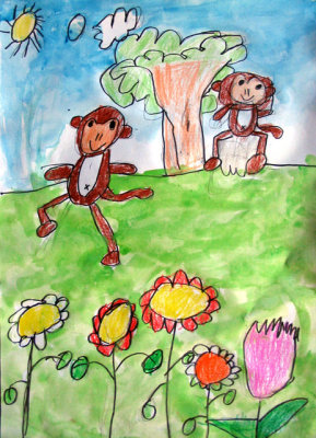 monkey, Flora, age:5