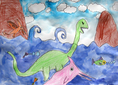 dinosaur, Lin Hong Yu, age:5