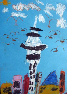 Sky Tower, Kane, age:5