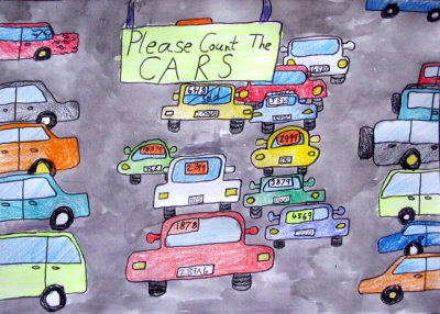 please count the cars, Kelvin Xie, age:8.5