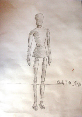 figure drawing, Sophia Ying, age:6.5