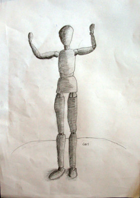 figure drawing, Carl, age:7