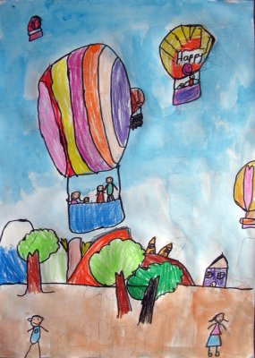hot-air-balloon, Carrie, age:7