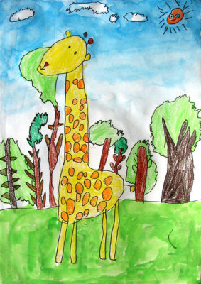 giraffe, David, age:5