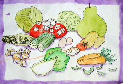 vegetables, Nancy Yin, age:7