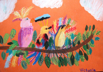 singing birds, Victoria, age:6.5
