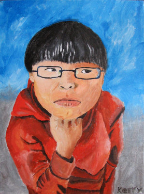 self-portrait, Kerry, age:10