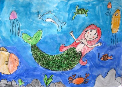 Mermaid, Annie Peng, age:7