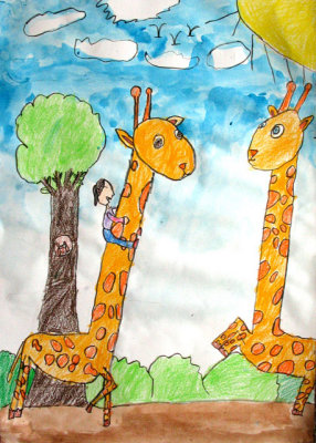 my favourite animal - giraffe, Lee-Anne, age:6