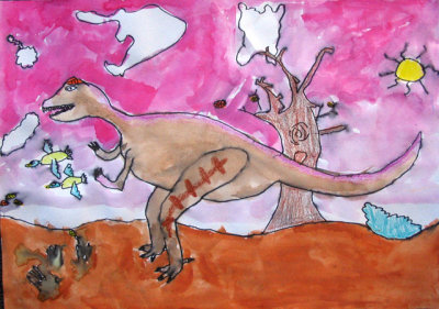 dinosaur, Yuchen, age:9