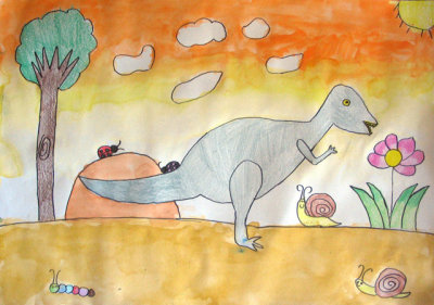 dinosaur, Gina, age:6