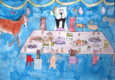 animal party, Lucy Nie, age:8