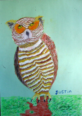 owl, Justin, age:10