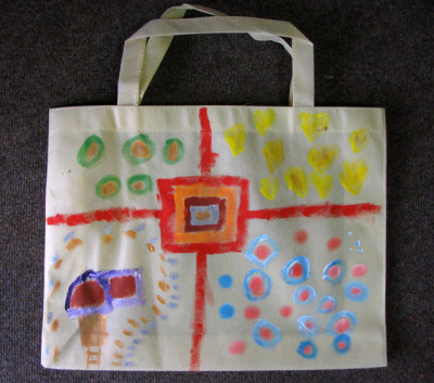 recycle bag, Sophia He, age:6