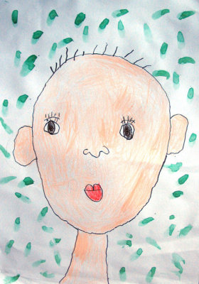 self-portrait, Thomas, age:5
