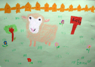 sheep, Emma Wang, age:7