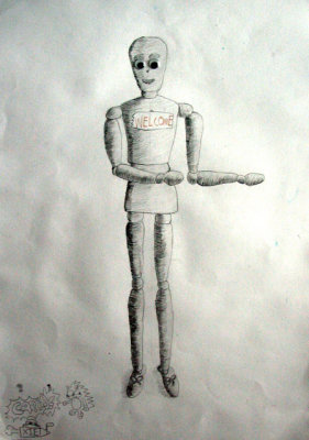 figure drawing, Carl, age:8
